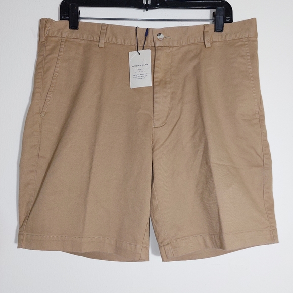 Peter Millar Crown Men's Pilot Twill Short Pima Cotton Classic-Fit NWT - Picture 5 of 14